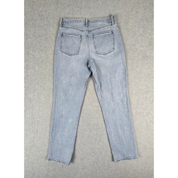 Old Navy Jeans Womens Size 4 High Rise Slouchy Straight Button Fly 29" Waist - Picture 2 of 16